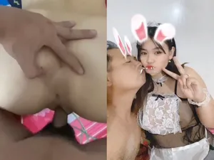 ông xã đi làm xa, cô vợ ở nhà mây mưa với trai